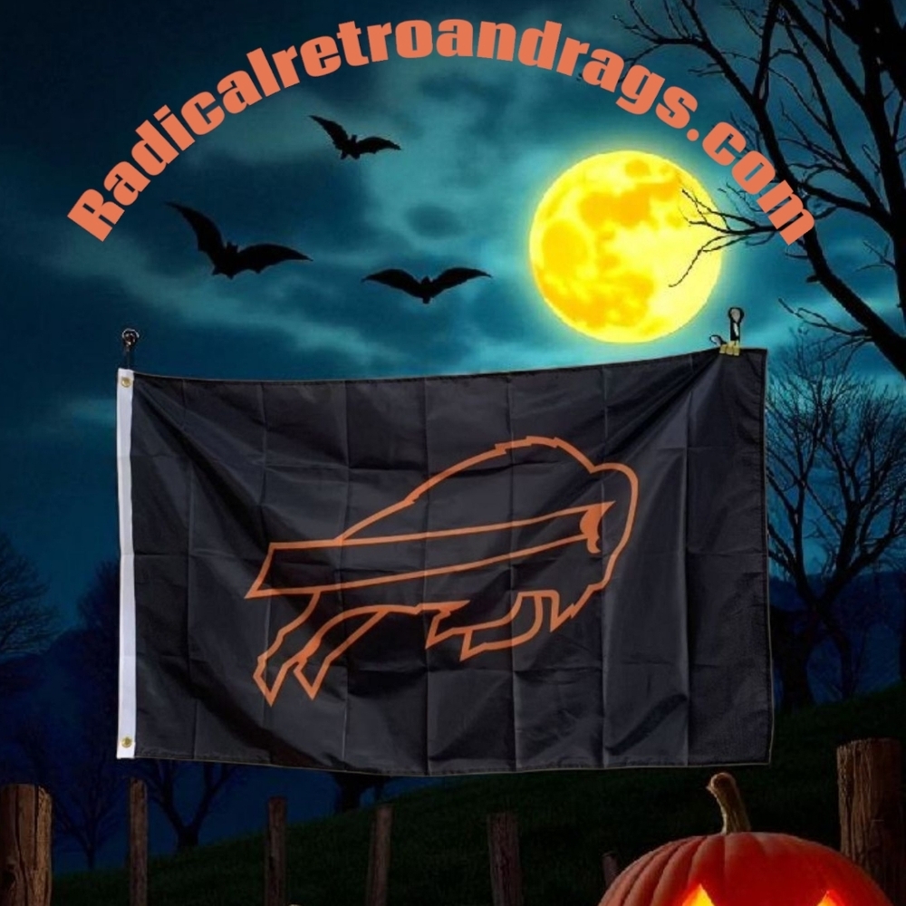 Halloween Buffalo Bills Flag 3x5 NEW